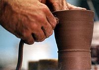 attaching the handle